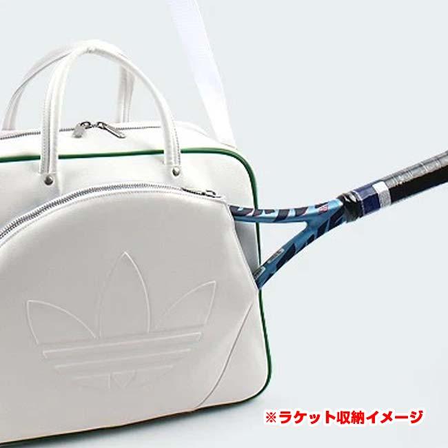 ラケット収納可 adidas Originals(アディダスオリジナルス) LONDON ロンドン ボウリングバッグ テニスバッグ JX7870 ホワイト(26y1m) | adidas Originals | 07
