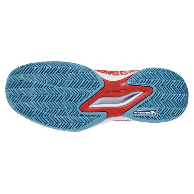バボラ(Babolat) ジュニア JET MACH 3 ジェットマッハ3 CLAY GIRL クレーコート用 ジュニアテニスシューズ 3J3S25A887-5061 フェスタレッド(25y9m) | Babolat | 02