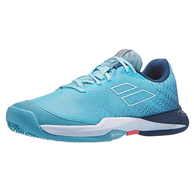 在庫処分特価 バボラ(Babolat) ジュニア(ボーイズ) JET MACH 3 ジェットマッハ3 CLAY クレーコート用テニスシューズ 33S23730-4105 エンジェルブルー(23y9m) | Babolat | 05