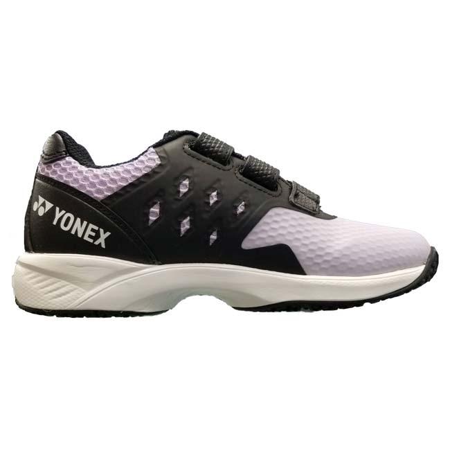 ヨネックス(YONEX) 2024 ジュニア パワークッションエアラスジュニア スパイクレス ゴルフシューズ SHGAR2JR-537 ブラック×パープル(24y3m) | YONEX | 03