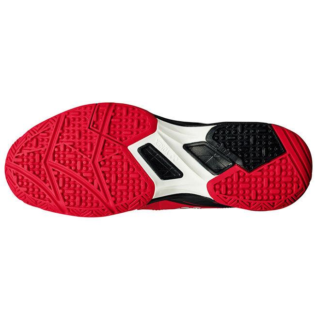 ヨネックス(YONEX) メンズ パワークッション104 (3E設計 オムニ・クレーコート用) テニスシューズ SHT104-114 ホワイト×レッド(21y5m)|amuse37|03