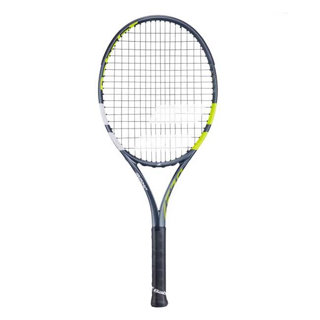 グラファイトコンポジット バボラ(Babolat) 2026 AERO アエロ JR26 (240g) 海外正規品 硬式テニスジュニアラケット 140518-100 グレー×Fイエロー(26y3m)[NC] | Babolat