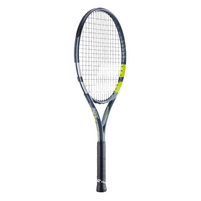 グラファイトコンポジット バボラ(Babolat) 2026 AERO アエロ JR26 (240g) 海外正規品 硬式テニスジュニアラケット 140518-100 グレー×Fイエロー(26y3m)[NC] | Babolat | 02