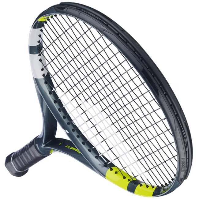 グラファイトコンポジット バボラ(Babolat) 2026 AERO アエロ JR26 (240g) 海外正規品 硬式テニスジュニアラケット 140518-100 グレー×Fイエロー(26y3m)[NC] | Babolat | 06