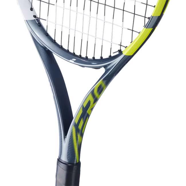 グラファイトコンポジット バボラ(Babolat) 2026 AERO アエロ JR26 (240g) 海外正規品 硬式テニスジュニアラケット 140518-100 グレー×Fイエロー(26y3m)[NC] | Babolat | 07