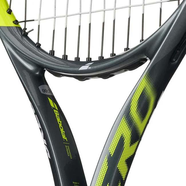 グラファイトコンポジット バボラ(Babolat) 2026 AERO アエロ JR26 (240g) 海外正規品 硬式テニスジュニアラケット 140518-100 グレー×Fイエロー(26y3m)[NC] | Babolat | 08