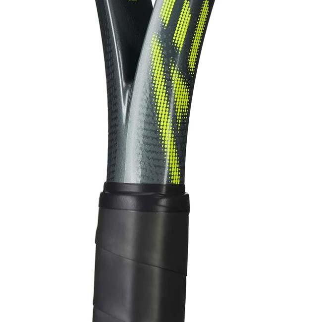 グラファイトコンポジット バボラ(Babolat) 2026 AERO アエロ JR26 (240g) 海外正規品 硬式テニスジュニアラケット 140518-100 グレー×Fイエロー(26y3m)[NC] | Babolat | 09