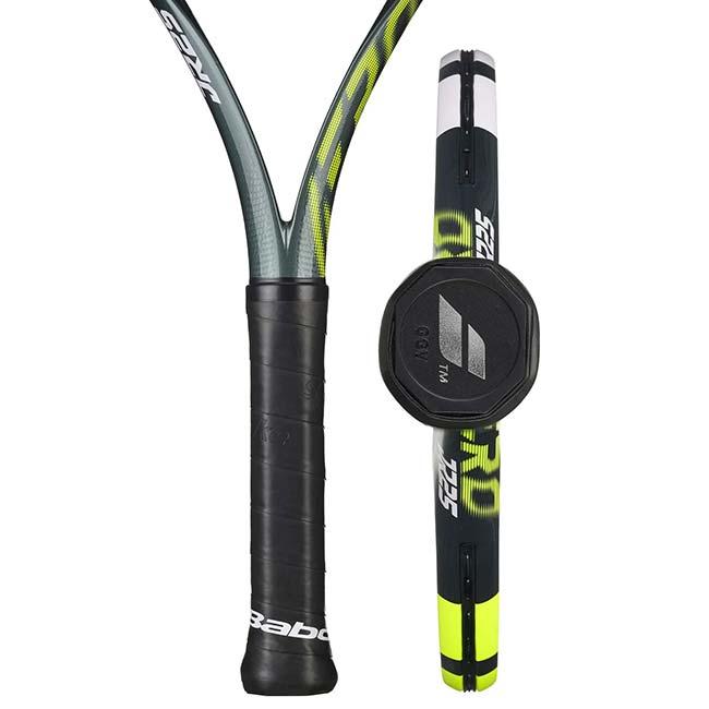 グラファイトコンポジット バボラ(Babolat) 2026 AERO アエロ JR25 (225g) 海外正規品 硬式テニスジュニアラケット 140517-100 グレー×Fイエロー(26y3m)[NC] | Babolat | 10