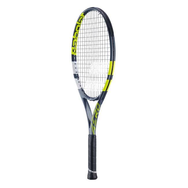グラファイトコンポジット バボラ(Babolat) 2026 AERO アエロ JR25 (225g) 海外正規品 硬式テニスジュニアラケット 140517-100 グレー×Fイエロー(26y3m)[NC] | Babolat | 01