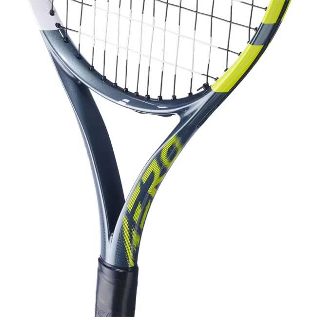 グラファイトコンポジット バボラ(Babolat) 2026 AERO アエロ JR25 (225g) 海外正規品 硬式テニスジュニアラケット 140517-100 グレー×Fイエロー(26y3m)[NC] | Babolat | 07