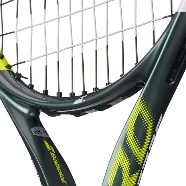 グラファイトコンポジット バボラ(Babolat) 2026 AERO アエロ JR25 (225g) 海外正規品 硬式テニスジュニアラケット 140517-100 グレー×Fイエロー(26y3m)[NC] | Babolat | 08