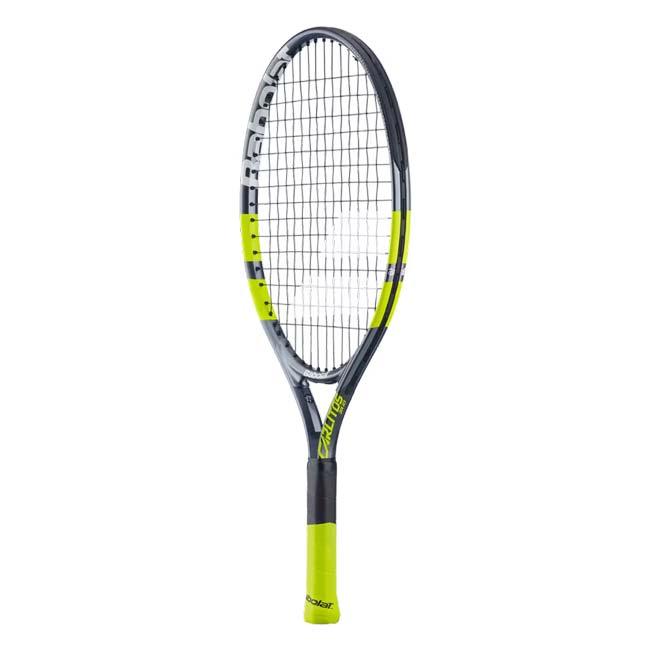 バボラ(Babolat) 2026 Carlitos カルリトス JR21 (180g) 海外正規品 硬式テニスジュニアラケット 140549-100 グレー×フルオイエロー(26y3m)[NC] | Babolat | 01