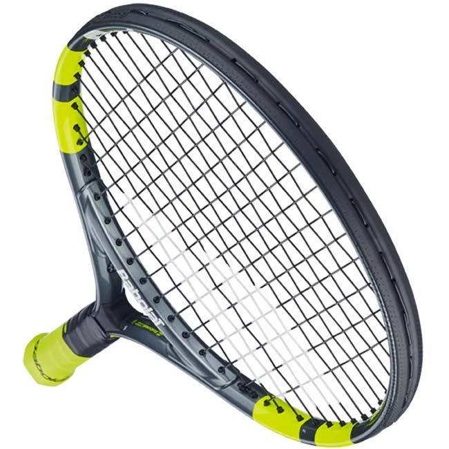 バボラ(Babolat) 2026 Carlitos カルリトス JR21 (180g) 海外正規品 硬式テニスジュニアラケット 140549-100 グレー×フルオイエロー(26y3m)[NC] | Babolat | 06
