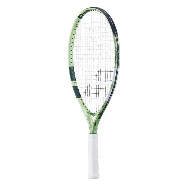 バボラ(Babolat) 2025 ジュニア 21 ウインブルドン (190g) 海外正規品 硬式テニスジュニアラケット 140527-100 ホワイト×グリーン(26y1m)[NC] | Babolat | 01