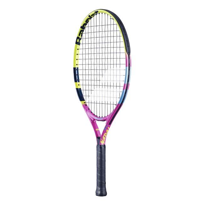 バボラ(Babolat) 2024 NADAL JR 21 ナダル ジュニア 21 (180g) 海外正規品 硬式ジュニアラケット 140497／140502-100 ピンク×イエロー(24y1m)NC | Babolat | 01