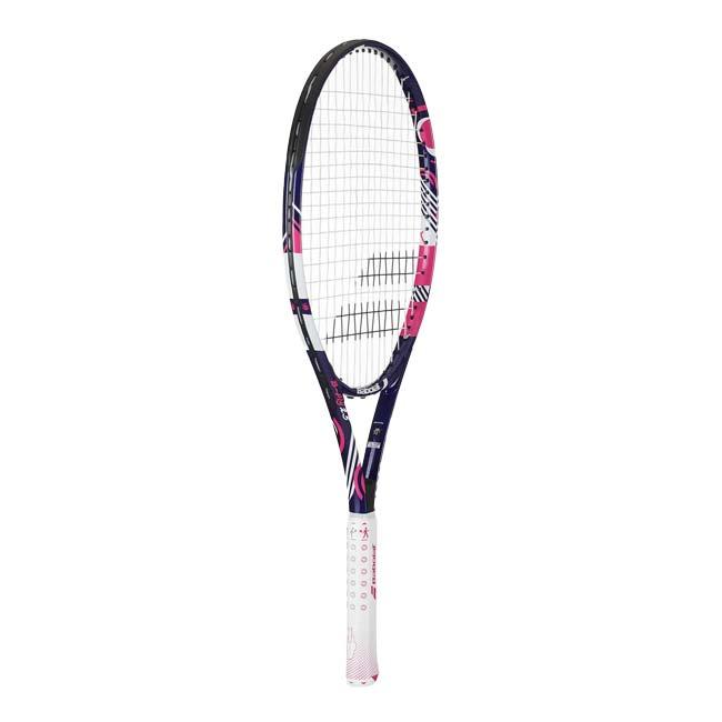 バボラ(Babolat) 2023 B-Fly 25(220g) 海外正規品 硬式テニスジュニアラケット 140487-100／140493-100 ブルー×ピンクNC ※ケース無し※ | Babolat | 01