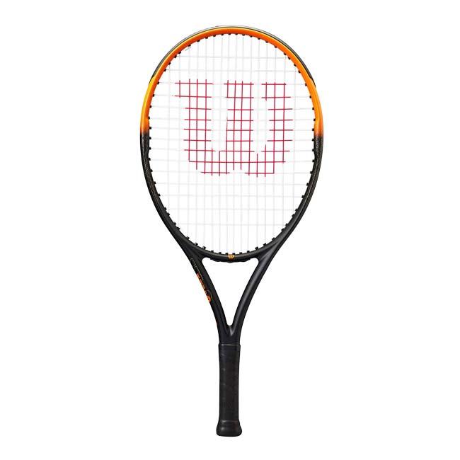 ウィルソン(Wilson) 2025 BURN SPIN JR 24 バーンスピン ジュニア24 (224g) 海外正規品 硬式テニスジュニアラケット WR187110U ブラック×オレンジ(25y7m)[NC] | Wilson