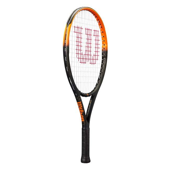 ウィルソン(Wilson) 2025 BURN SPIN JR 24 バーンスピン ジュニア24 (224g) 海外正規品 硬式テニスジュニアラケット WR187110U ブラック×オレンジ(25y7m)[NC] | Wilson | 02