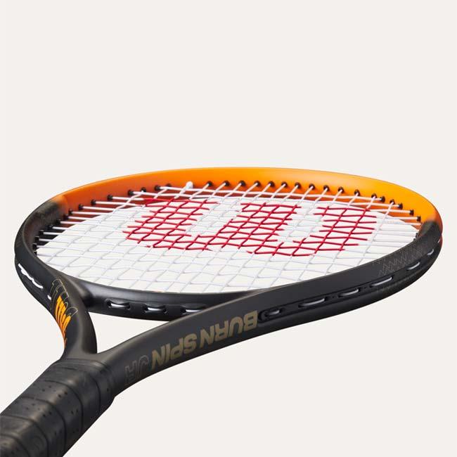 ウィルソン(Wilson) 2025 BURN SPIN JR 24 バーンスピン ジュニア24 (224g) 海外正規品 硬式テニスジュニアラケット WR187110U ブラック×オレンジ(25y7m)[NC] | Wilson | 03