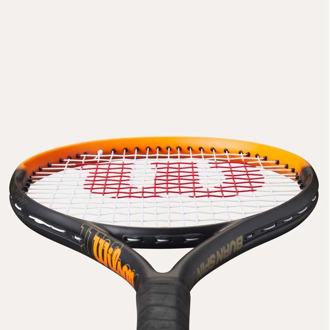 ウィルソン(Wilson) 2025 BURN SPIN JR 24 バーンスピン ジュニア24 (224g) 海外正規品 硬式テニスジュニアラケット WR187110U ブラック×オレンジ(25y7m)[NC] | Wilson | 06