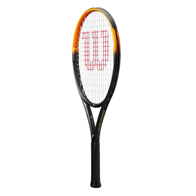 ウィルソン(Wilson) 2025 BURN SPIN JR 25 バーンスピン ジュニア25 (229g) 海外正規品 硬式テニスジュニアラケット WR171610U ブラック×オレンジ(25y7m)[NC] | Wilson | 02