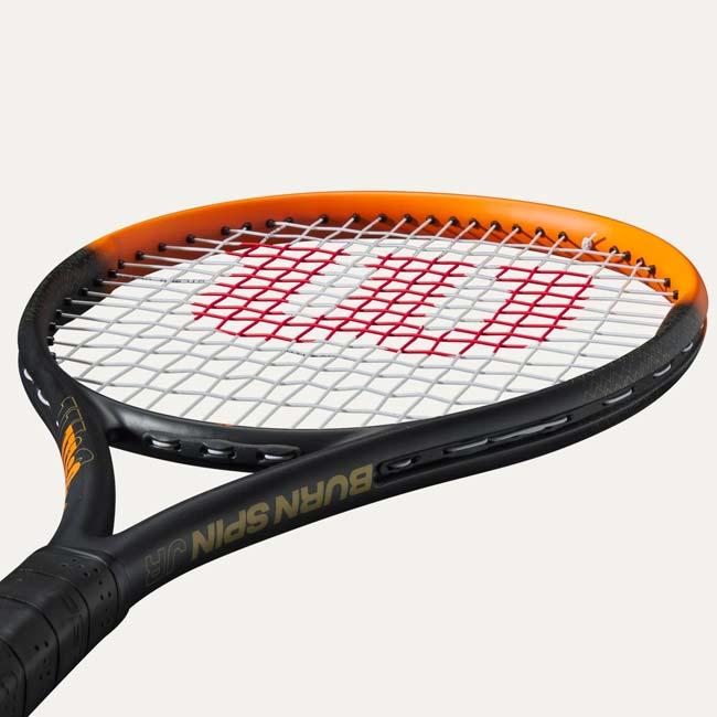 ウィルソン(Wilson) 2025 BURN SPIN JR 25 バーンスピン ジュニア25 (229g) 海外正規品 硬式テニスジュニアラケット WR171610U ブラック×オレンジ(25y7m)[NC] | Wilson | 03
