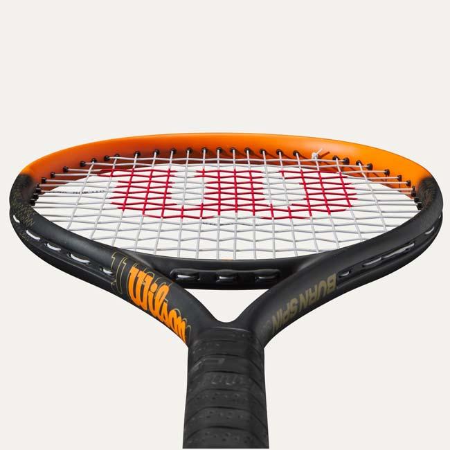 ウィルソン(Wilson) 2025 BURN SPIN JR 25 バーンスピン ジュニア25 (229g) 海外正規品 硬式テニスジュニアラケット WR171610U ブラック×オレンジ(25y7m)[NC] | Wilson | 06