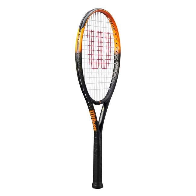 ウィルソン(Wilson) 2025 BURN SPIN JR 26 バーンスピン ジュニア26 (239g) 海外正規品 硬式テニスジュニアラケット WR171510U ブラック×オレンジ(25y7m)[NC] | Wilson | 01