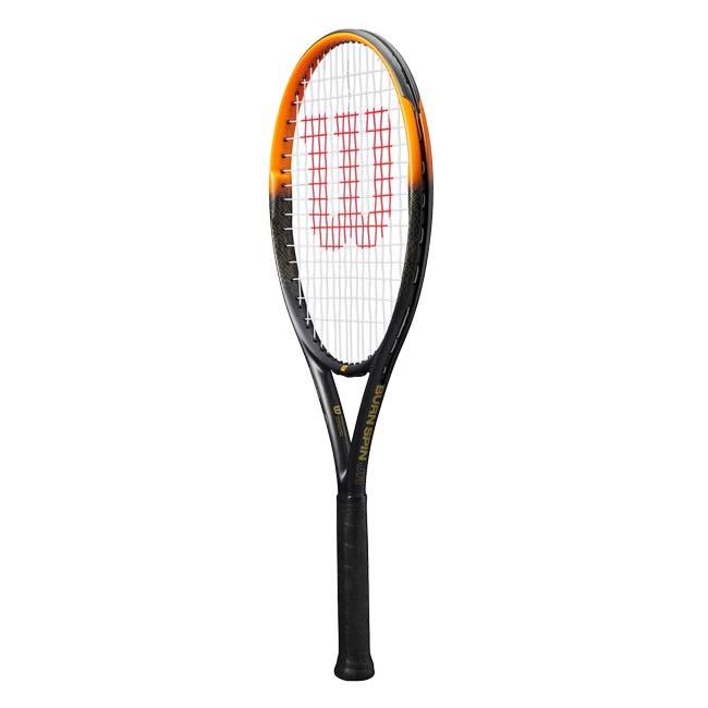 ウィルソン(Wilson) 2025 BURN SPIN JR 26 バーンスピン ジュニア26 (239g) 海外正規品 硬式テニスジュニアラケット WR171510U ブラック×オレンジ(25y7m)[NC] | Wilson | 02
