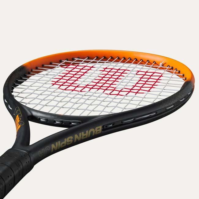 ウィルソン(Wilson) 2025 BURN SPIN JR 26 バーンスピン ジュニア26 (239g) 海外正規品 硬式テニスジュニアラケット WR171510U ブラック×オレンジ(25y7m)[NC] | Wilson | 03