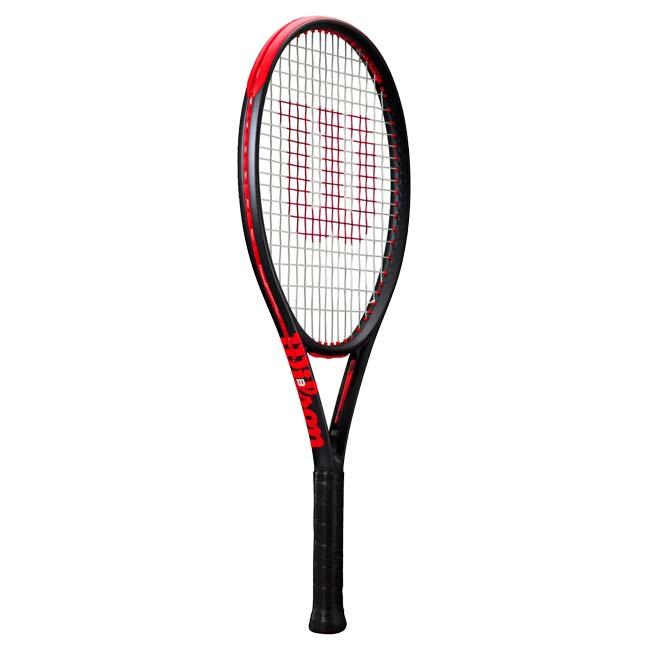 ウィルソン(Wilson) 2025 CLASH 25 クラッシュ25 V3.0 (240g) 海外正規品 硬式ジュニアテニスラケット WR173310Sブラック×レッド(25y2m)[NC] | Wilson | 01