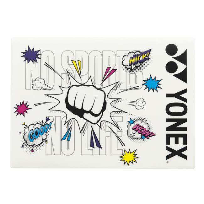 ヨネックス(YONEX) 2024 NO SPORTS NO LIFE ゼッケンケース A4サイズ収納可能 AC462-011 ホワイト(24y2m) | YONEX