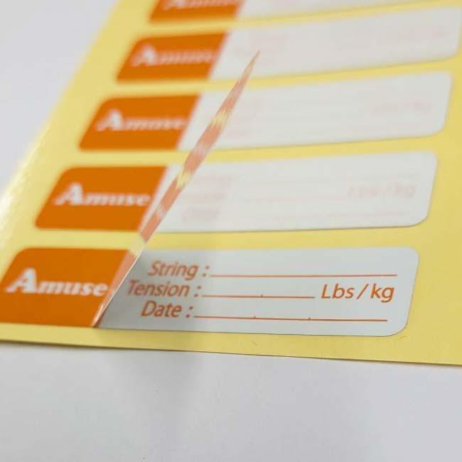 ホームストリンガーに アミュゼ オリジナル 文字の消えないテンションシール 10ピース×5枚セット 透明ラミネートフィルム付き(25y12m) |  | 03