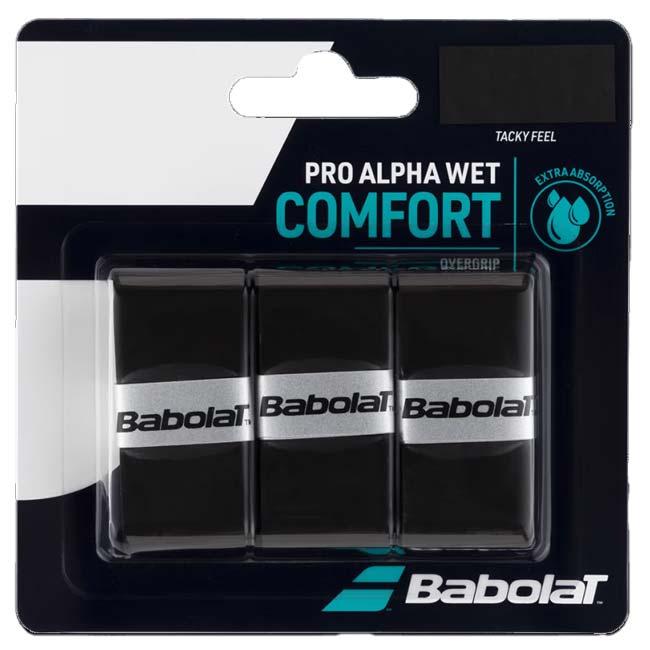ウェットタイプ3本入り バボラ(Babolat) Pro Alpha Wet X3 プロ アルファ ウェット オーバーグリップテープ 653054(24y7m) | Babolat | 03