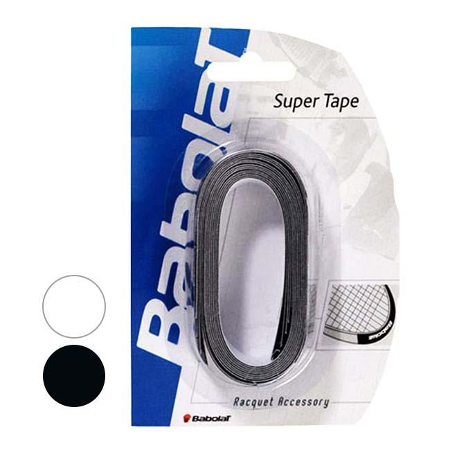 バボラ スーパーテープ 710020 ホワイト／ブラック【5回分】 (Babolat Super Tape Head Tape )ヘッドテープ