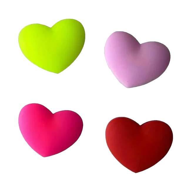 4個入り ノーブランド ハート型 振動止め 4pcs テニス 衝撃吸収