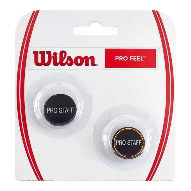 ロジャーフェデラー ウィルソン(Wilson) PRO FEEL プロフィール PRO STAFF プロスタッフ ダンプナー 振動止め 2個セット クラシック WR8407101001 (25y12m) | Wilson