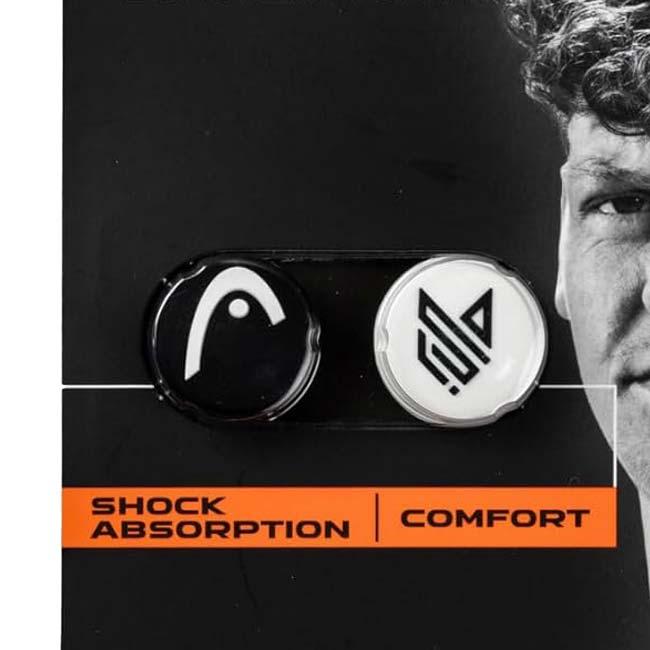 ヤニック・シナー 2個1セット ヘッド(HEAD) SINNER シナー ダンプナー 振動止め 2個組 285005 ホワイト×ブラック(26y2m) | HEAD | 02