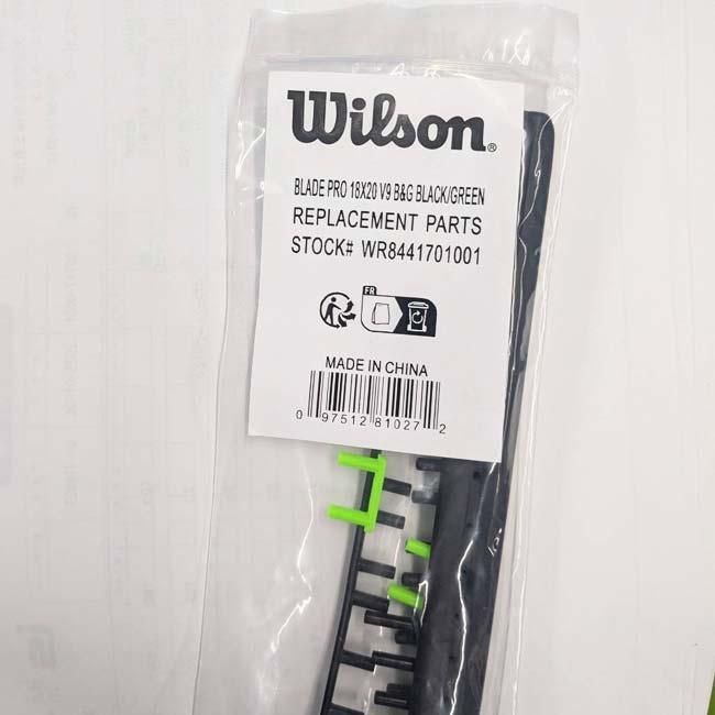 グロメット ウィルソン(Wilson) 2024 BLADE PRO 18x20 V9 ブレードプロ 18×20 V9 B＆G バンパーガード・グロメットセット WR8441701001BK×グリーン(25y1m) |  | 01