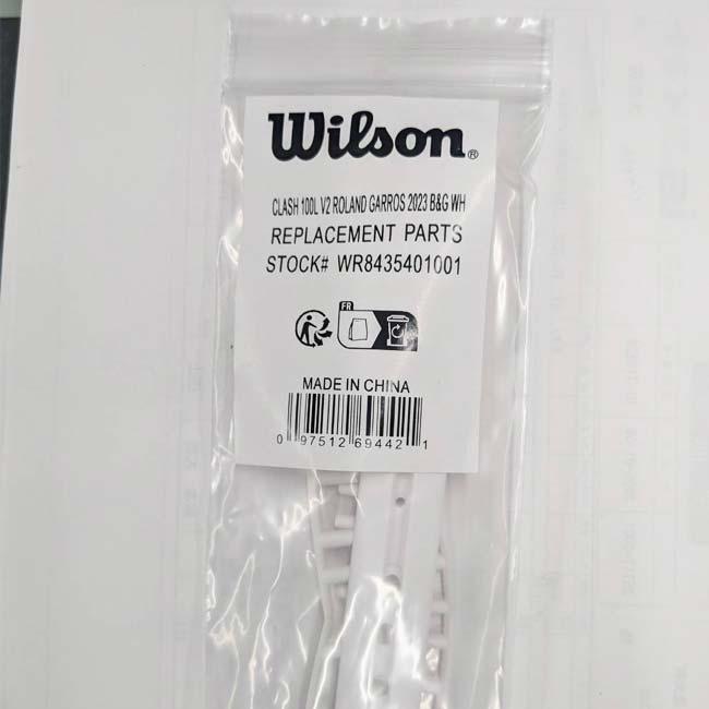 グロメット ウィルソン(Wilson) 2023 CLASH 100L V2 RG クラッシュ100 ライト V2 RG B＆G バンパーガード・グロメットセット WR8435401001ホワイト(25y1m) |  | 01