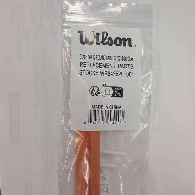 グロメット ウィルソン(Wilson) 2023 CLASH 100 V2 RG クラッシュ100 V2 RG B＆G バンパーガード・グロメットセット WR8435201001クレイ×ホワイト(25y1m) |  | 01