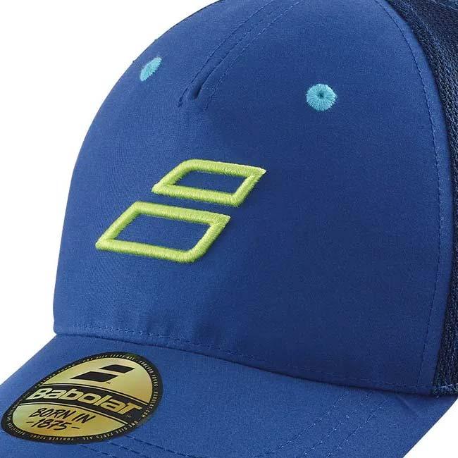 バボラ(Babolat) 2024 ジュニア CURVE TRUCKER カーブ トラッカー ジュニアメッシュキャップ 帽子 5JB1225-4118ソーダライトブルー(24y9m) | Babolat | 02