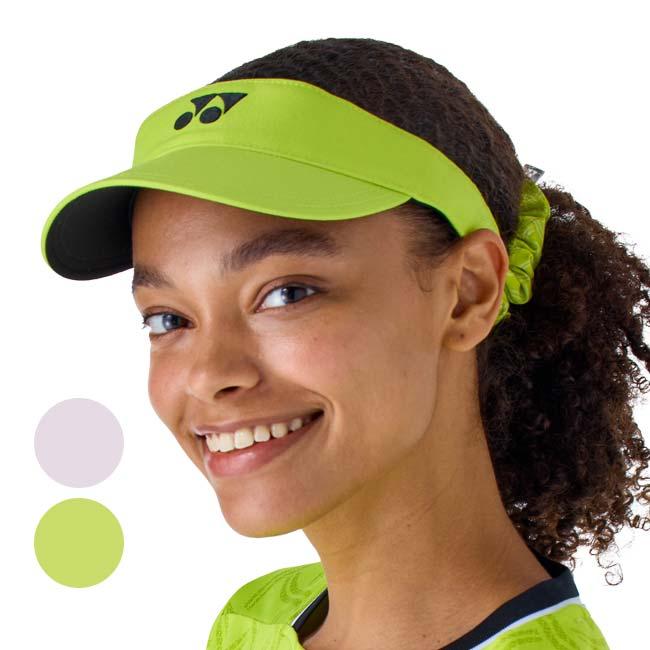 ヨネックス(YONEX) 2026 レディース ロゴ刺繍入りサンバイザー 日よけ　バイザー 40113(26y2m) | YONEX