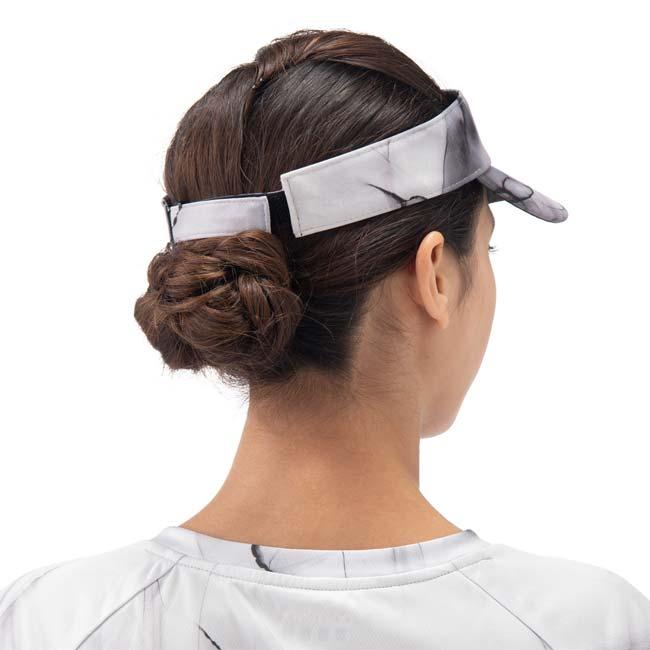 売切り終了！ヨネックス(YONEX) 2024 レディース ボカシ柄 サンバイザー 日よけ バイザー UVカット 40105(24y4m) | YONEX | 04