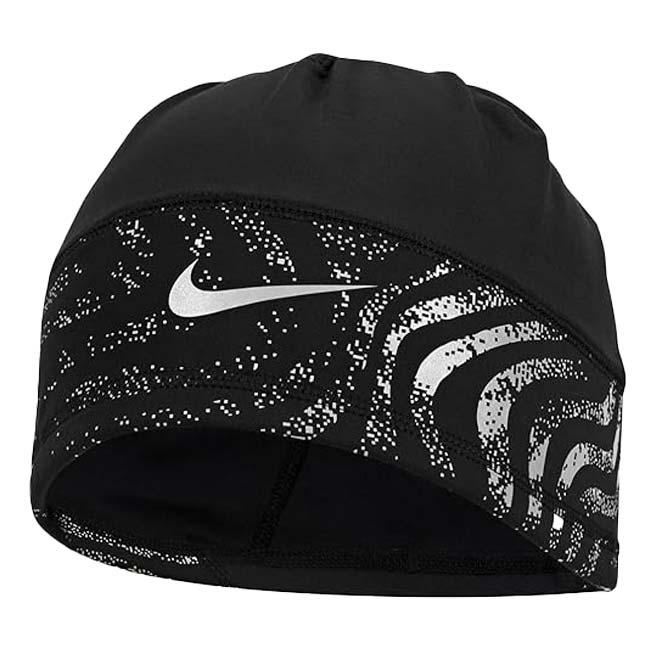 ナイキ(NIKE) ユニセックス TERRA テラ Dri-FIT ランニング ビーニー ニット帽 RN5061-045 ブラック×シルバー(26y1m) | NIKE
