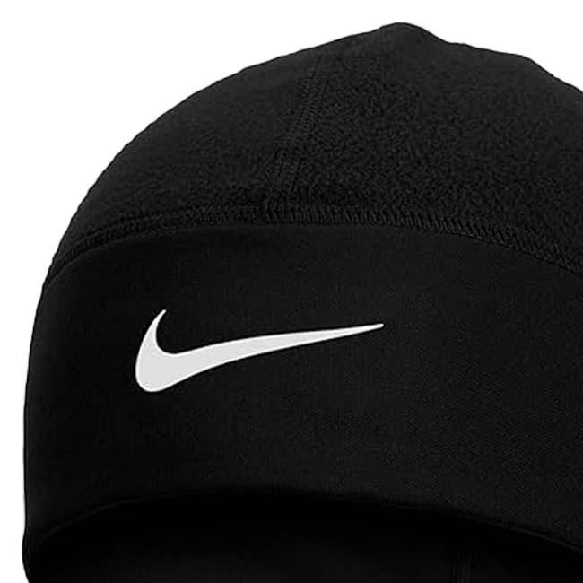 ナイキ(NIKE) ユニセックス Therma-FIT サーマフィット フリース ビーニー ニット帽 CW6000-010 ブラック×ホワイト(26y1m) | NIKE | 01