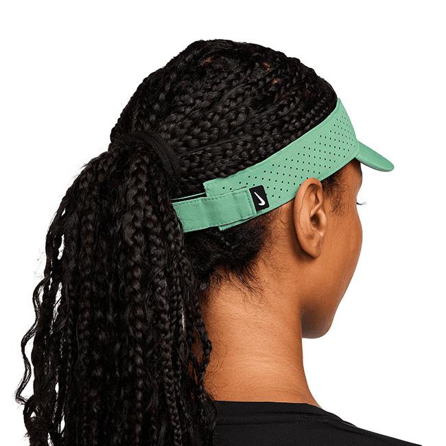 ナイキ(NIKE) ユニセックス Dri-FIT ADV アドバンテージ ACE エース サンバイザー FB6443-017 キャノン×ホワイト(26y1m) | NIKE | 03