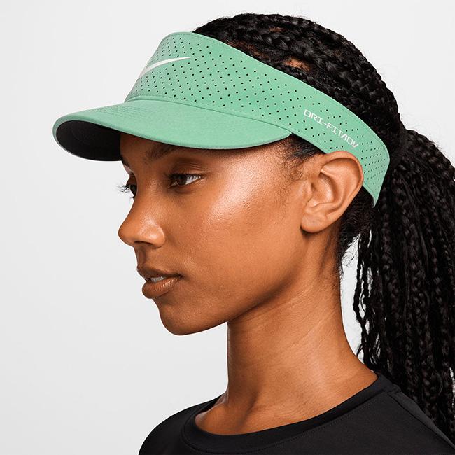 ナイキ(NIKE) ユニセックス Dri-FIT ADV アドバンテージ ACE エース サンバイザー FB6443-017 キャノン×ホワイト(26y1m) | NIKE | 04