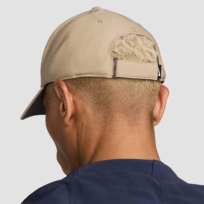 ナイキ(NIKE) 2025 HO ユニセックス Dri-FIT クラブ ストラクチャード スウッシュ キャップ FB5625-247 カーキ×ホワイト(25y12m) | NIKE | 01