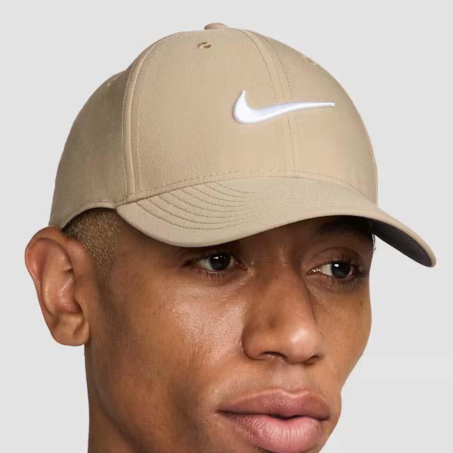 ナイキ(NIKE) 2025 HO ユニセックス Dri-FIT クラブ ストラクチャード スウッシュ キャップ FB5625-247 カーキ×ホワイト(25y12m) | NIKE | 02